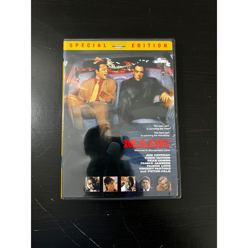 Made Special Edition DVD 2001 Jon Favreau Vince Vaughn Sean Combs R Rated Movie